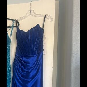 Elegant Blue Evening Gown